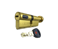 Картинка Цилиндровый механизм Mauer New Wave 4 вертушка-ключ-L=87мм/46-41/,цвет латунь, 5 ключей в Хабаровске Цилиндровый механизм Mauer New Wave 4 вертушка-ключ-L=87мм/46-41/,цвет латунь, 5 ключей в Хабаровске